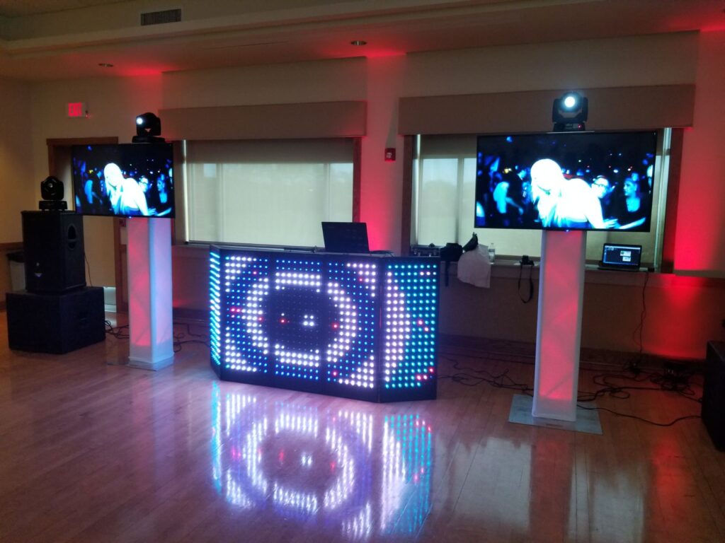 LED Pixel DJ Booth/ Facade Panels, 5 Detachable Panels