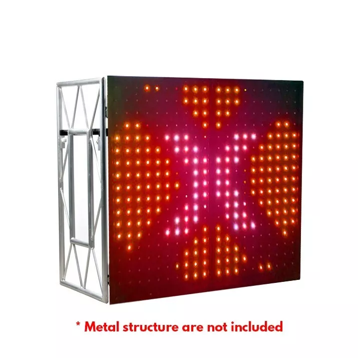 2 LED Pixel DJ Facade Panels, 2 Detachable Panels for ADJ Structure